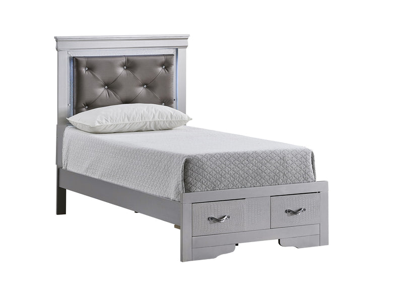 Glory Furniture - Lorana - Storage Bed With LED