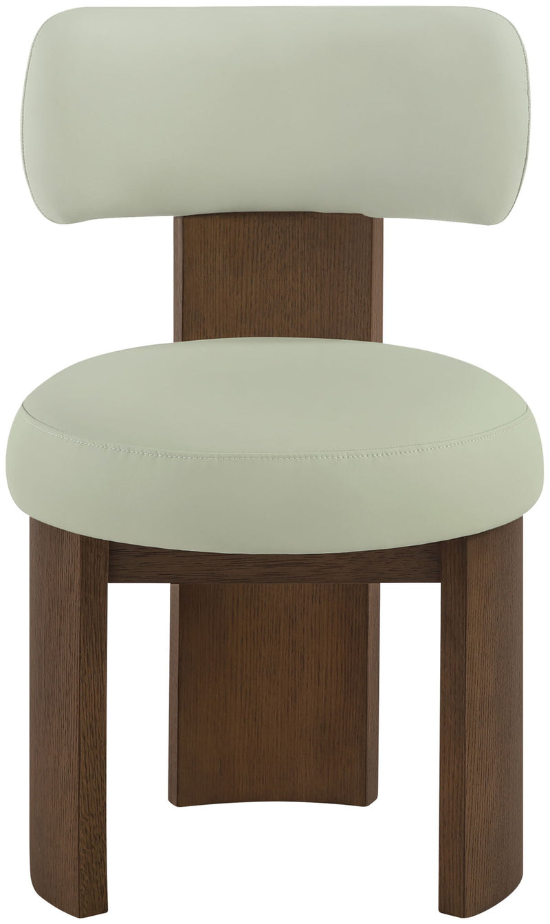 Atelier - Vegan Leather Upholstered Dining Chair (Set of 2) - Painted Brown Frame