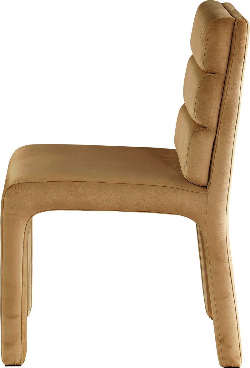 Kai Saddle Velvet Upholstered Dining Chair