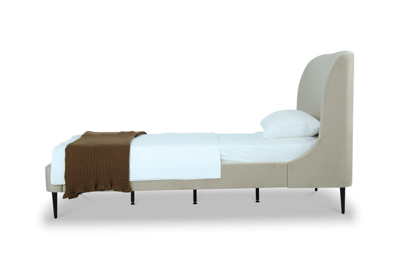 Manhattan Heather - Bed With Black Legs