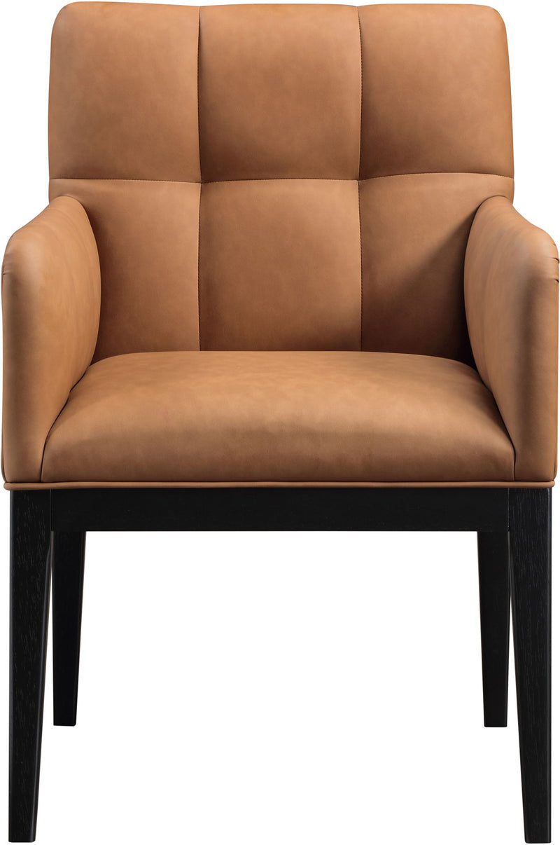 Adrian - Dining Arm Chair (Set of 2) - Black Legs