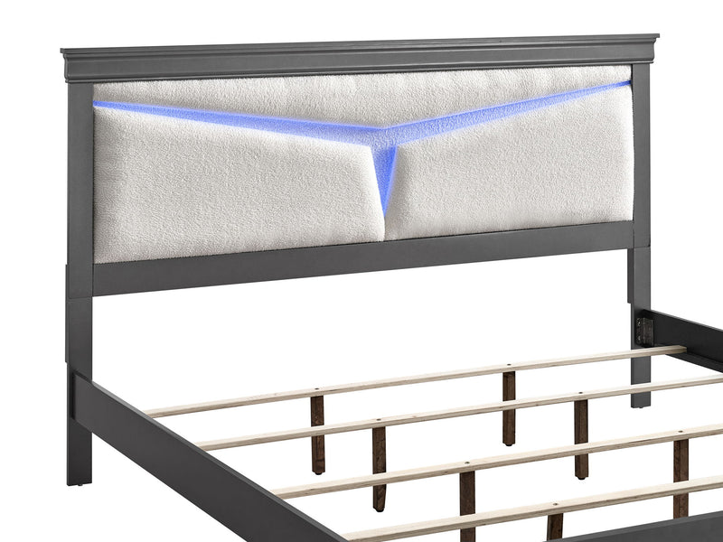 Glory Furniture - Lorana - Bed With LED Headboard