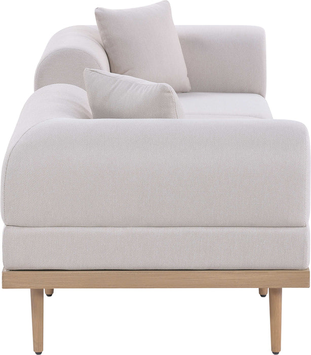 Laguna - 3 Piece 106.5" Outdoor Patio Modular Sofa With Backless Seat