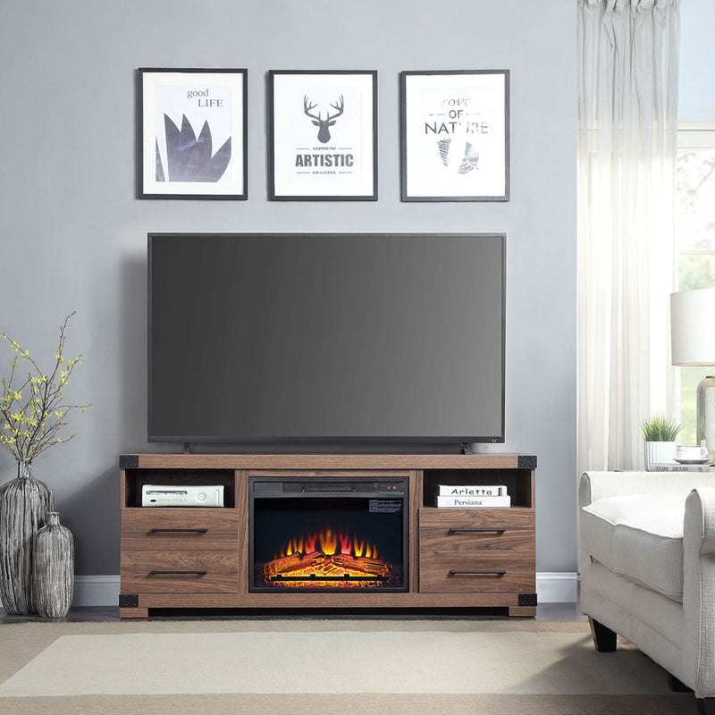 Electric Fireplace - Black