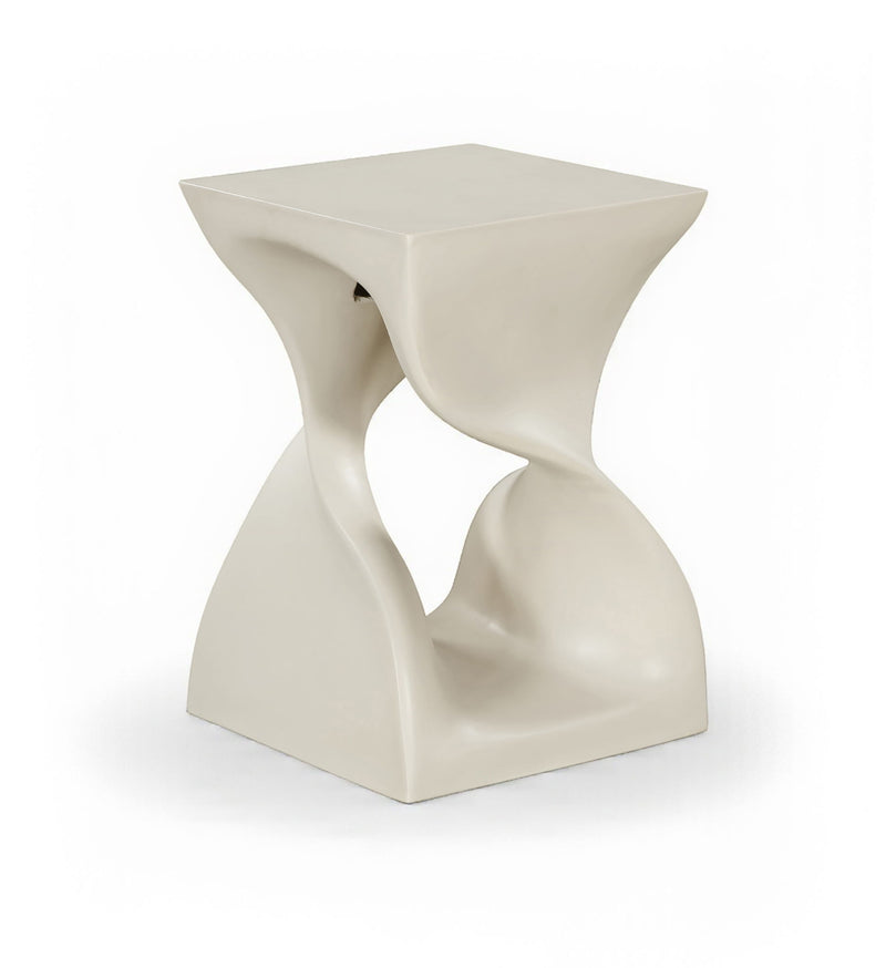 Jula Taupe Concrete Indoor/Outdoor End Table