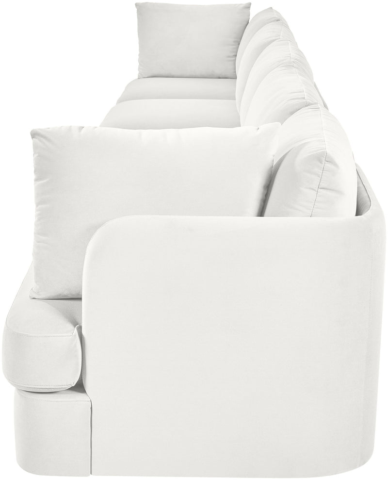 Hammond - Velvet Performance Fabric Upholstered 5 Piece Sofa