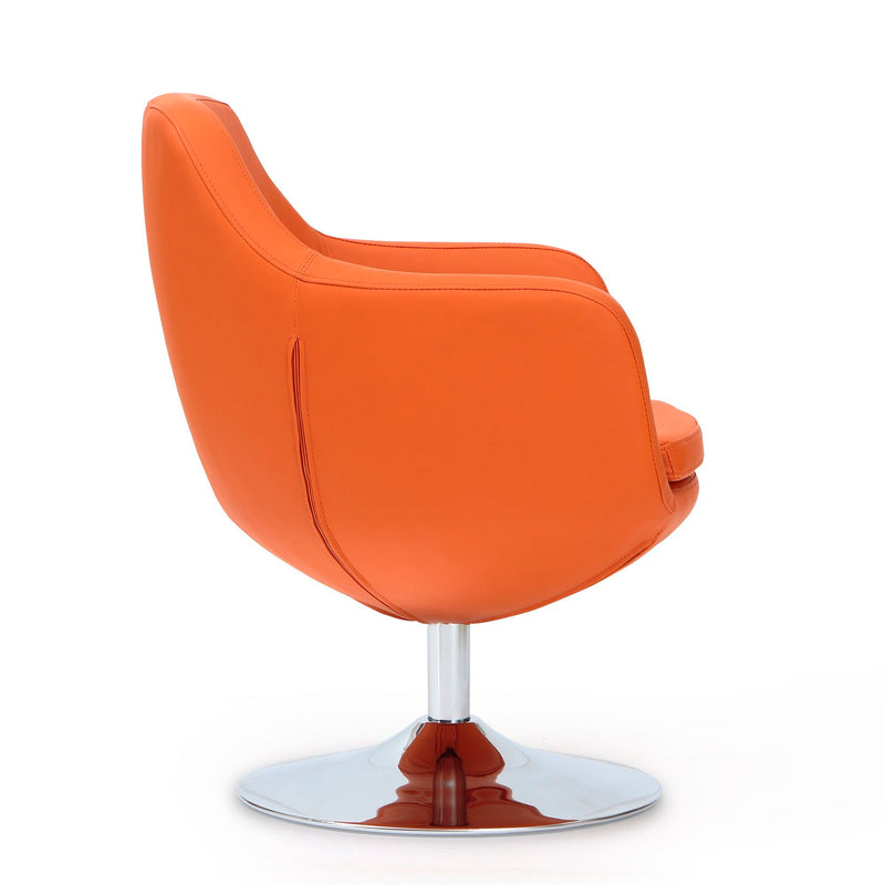 Manhattan Caisson - Swivel Lounge Chair