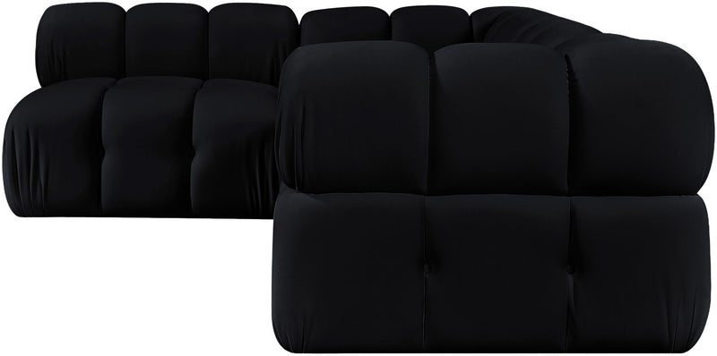 Orin - Fabric Velvet 4 Piece Modular Sectional