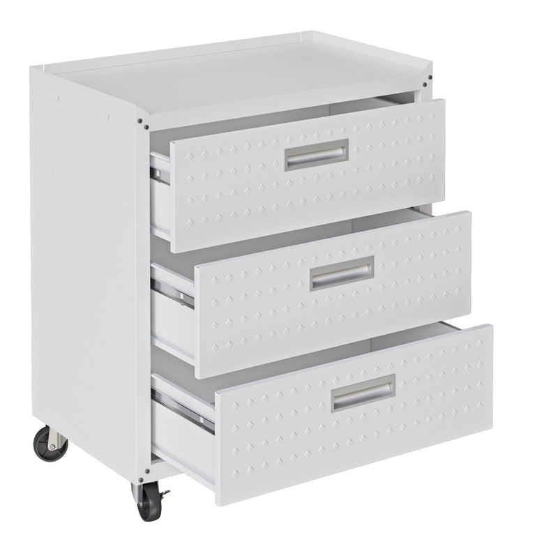 Manhattan Fortress - 3-Drawer Rolling Garage Cabinet
