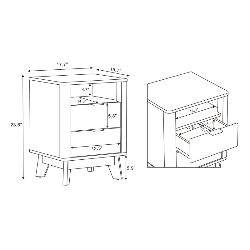 Manhattan Orlen - Nightstand