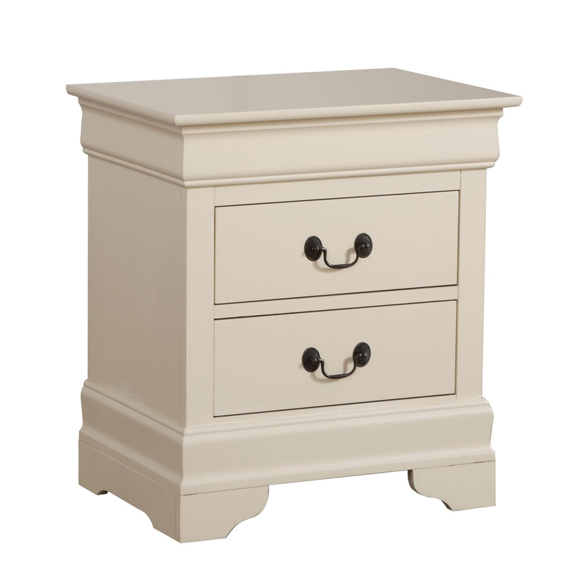Glory Furniture - Louis Phillipe - 2 Drawer Nightstand