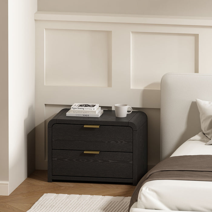 Manhattan Grace - Nightstand With Gold Handles