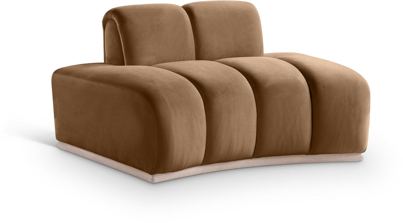 Jace Saddle Velvet Upholstered Chair