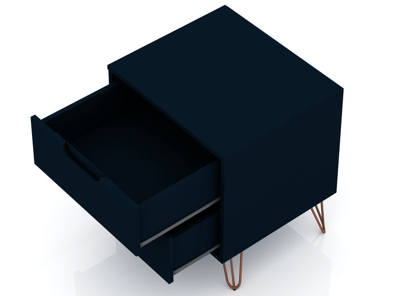 Manhattan Rockefeller - 2-Drawer Nightstand