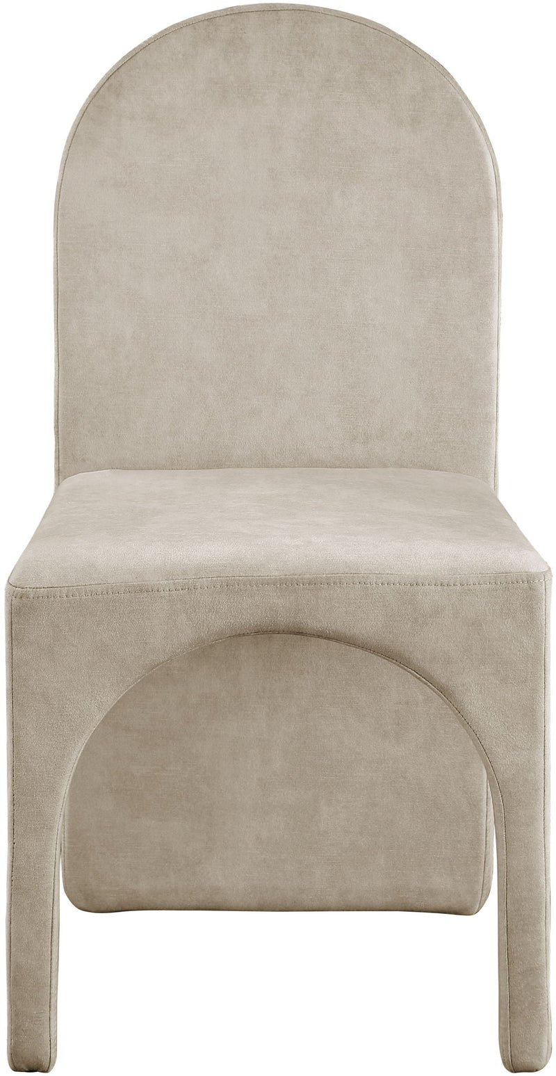 Summer Stone Velvet Upholstered Dining Side Chair