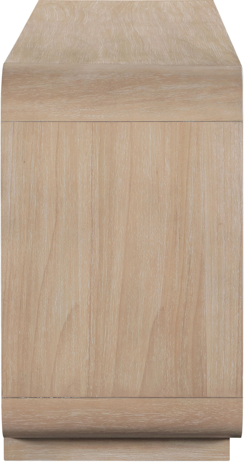 Windsor Natural Solid Wood And Natural Cane Sideboard / Buffet