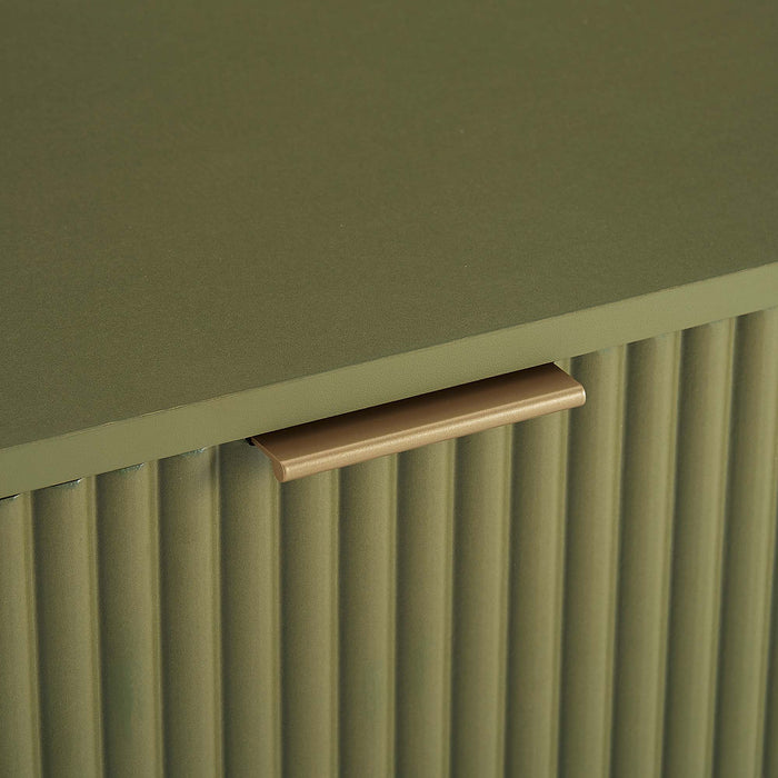 Manhattan Dumbo - Fluted 2-Drawer Nightstand