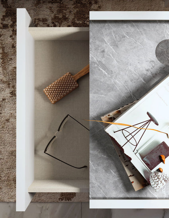 Alba - Nightstand - White