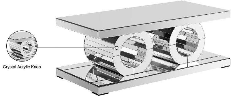 Jocelyn Mirrored Coffee Table