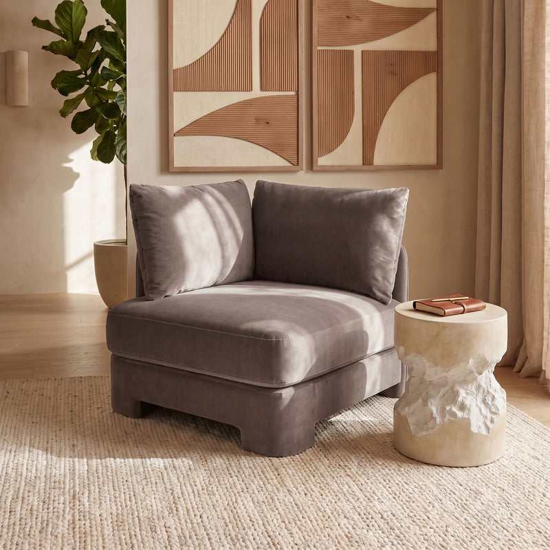Hammond - Velvet Performance Fabric Upholstered Chair