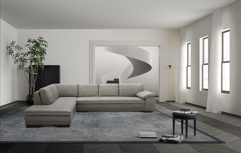 625 Italian Leather Sectional