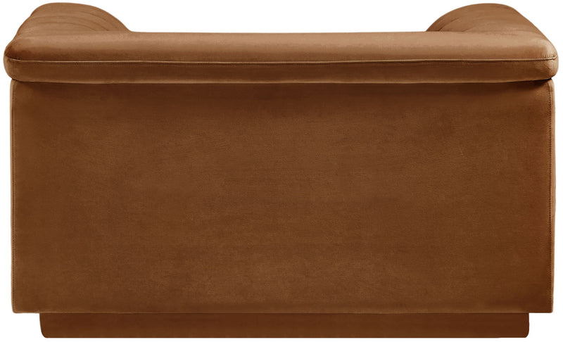 Cascade Saddle Velvet Upholstered Chair