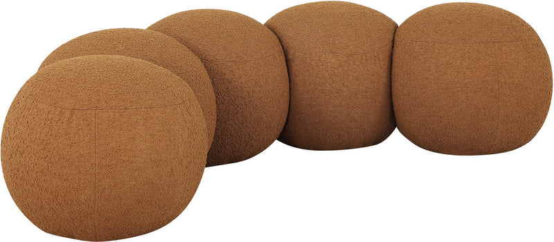 Apollo - Boucle Fabric Bench