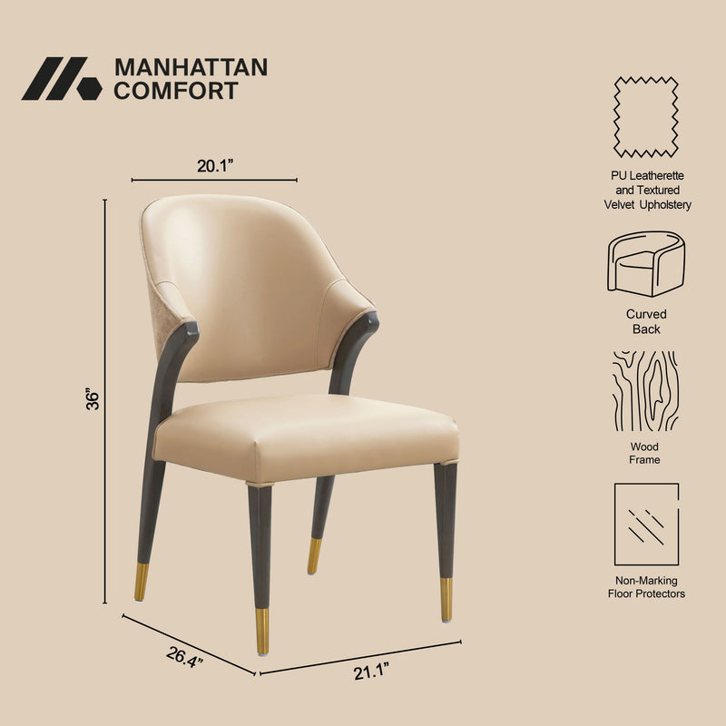 Manhattan Collette - Wood Upholstered Side Chair (Set of 2)