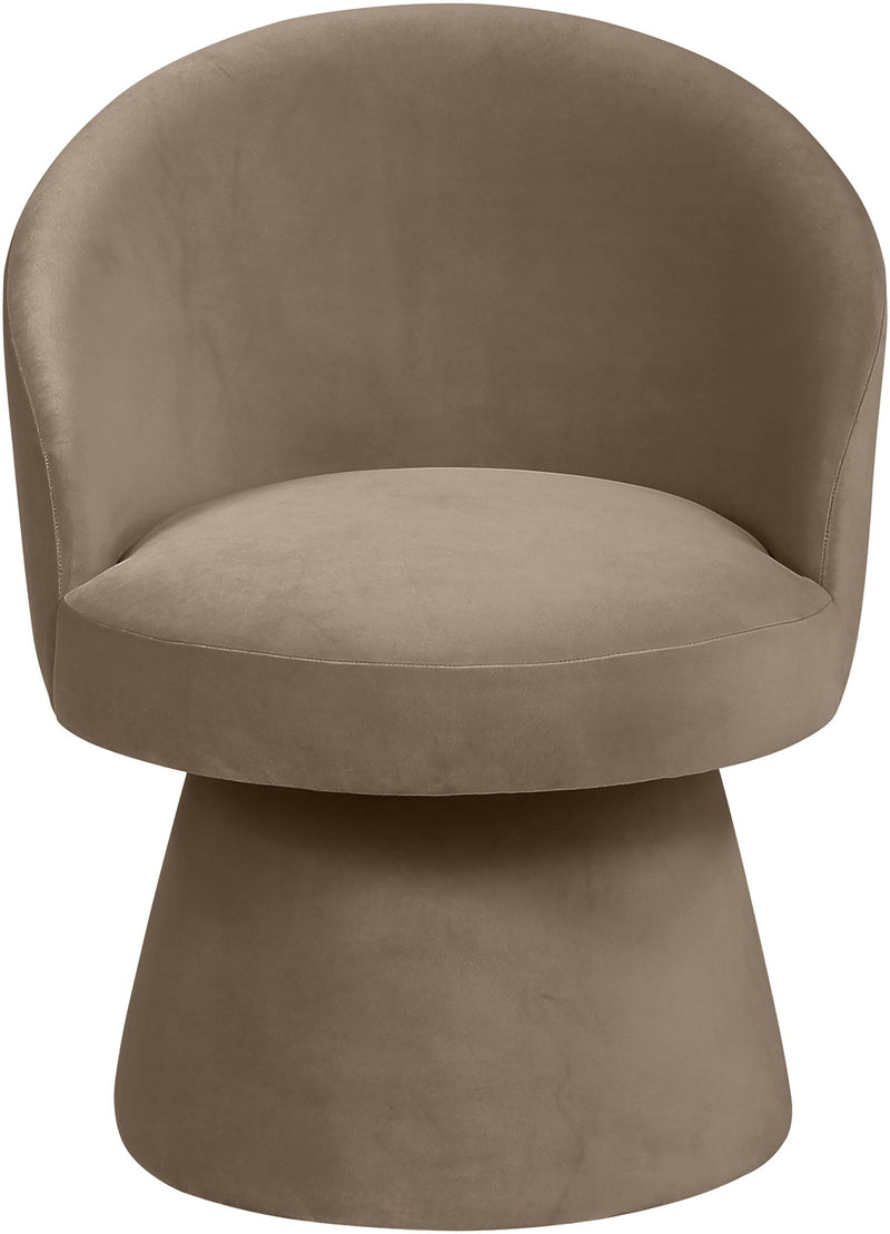 Selene - Upholstered Swivel Dining Chair