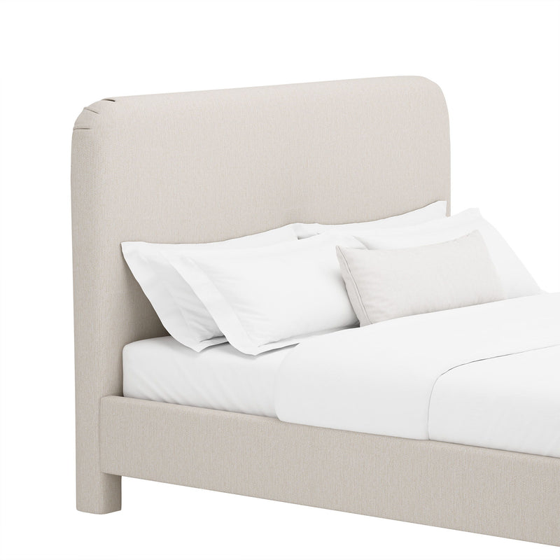 Layton - Rounded Corner Upholstered Bed