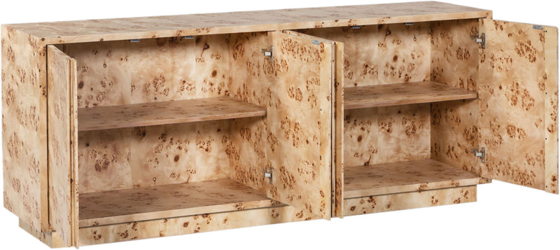 Cyrus Natural Burl Wood Sideboard / Buffet