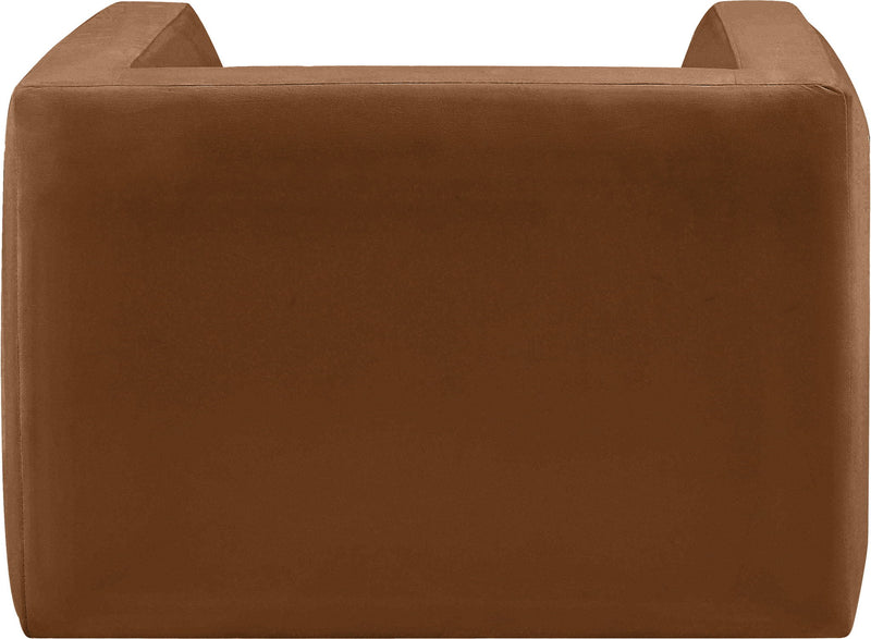 Henson Saddle Velvet Upholstered Chair
