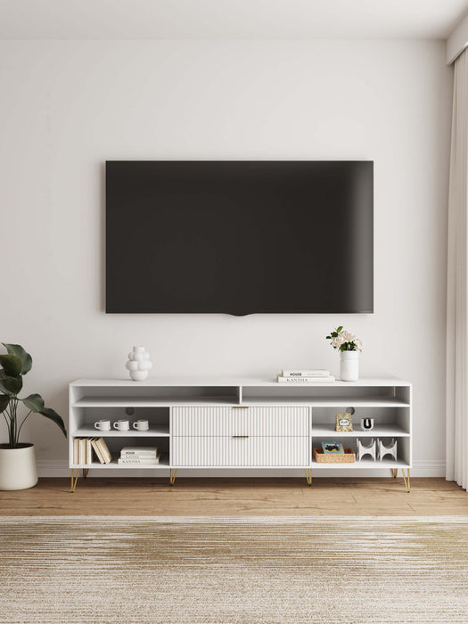 Manhattan Dumbo - Fluted TV Stand