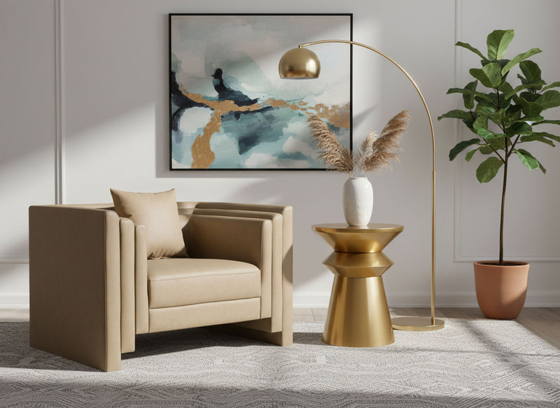 Jai Gold Iron End Table