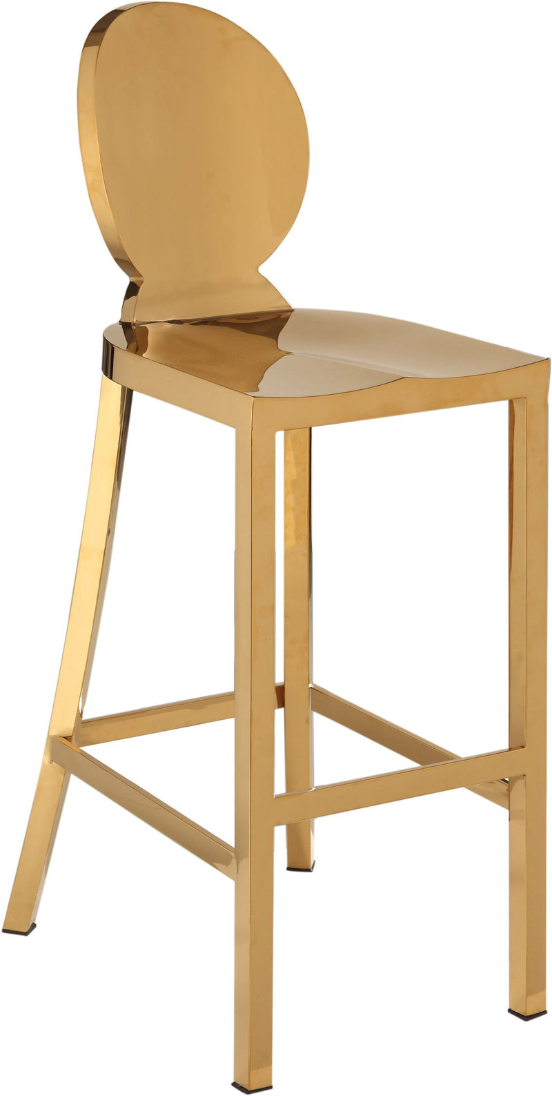 Maddox Gold Gold Stainless Steel Bar Stool