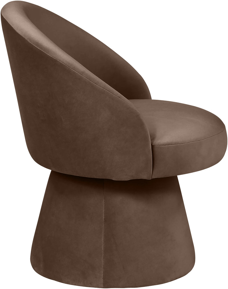 Selene - Upholstered Swivel Dining Chair