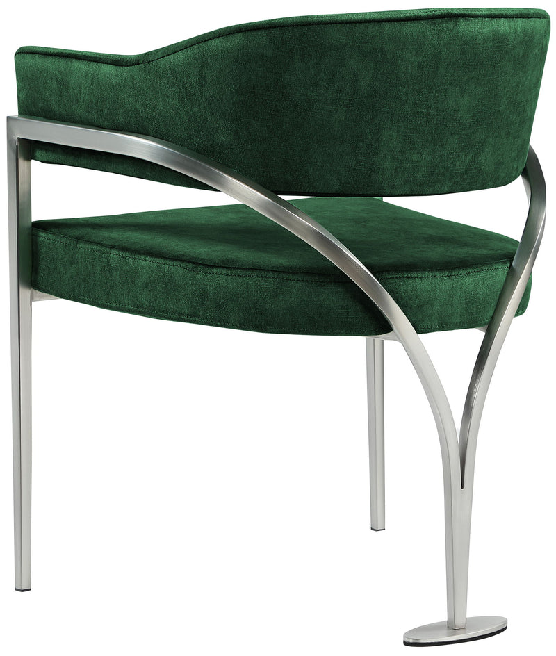 Madelyn - Dining Chair (Set of 2) - Brushed Chrome