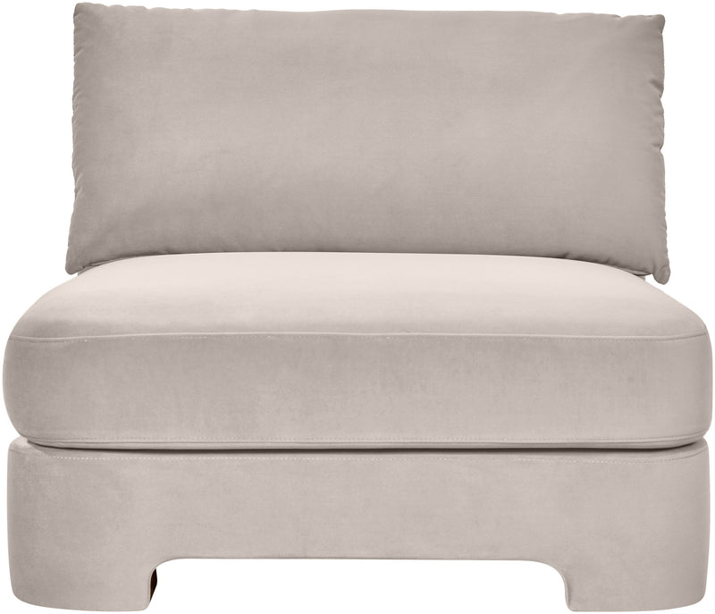 Hammond - Velvet Performance Fabric Upholstered Armless Chair