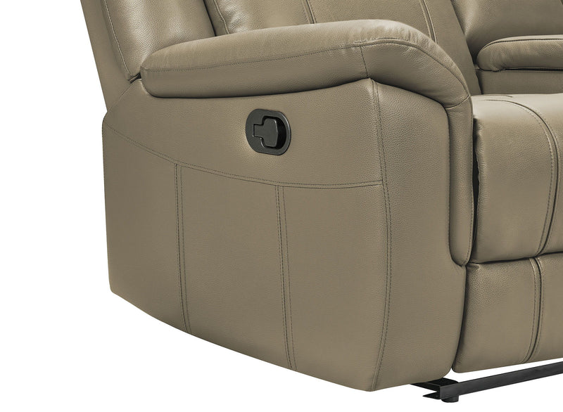 9015 - Chair With Manual Recliner - Taupe
