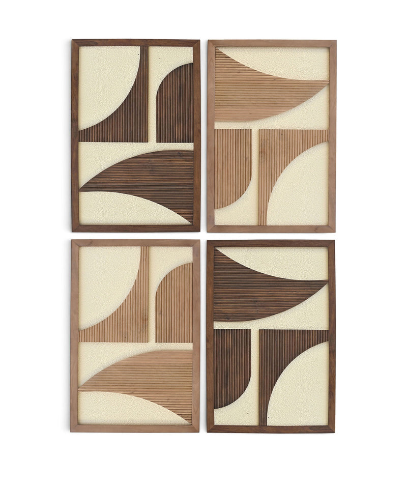 Cadence - 4 Piece Two-Color Wall Art