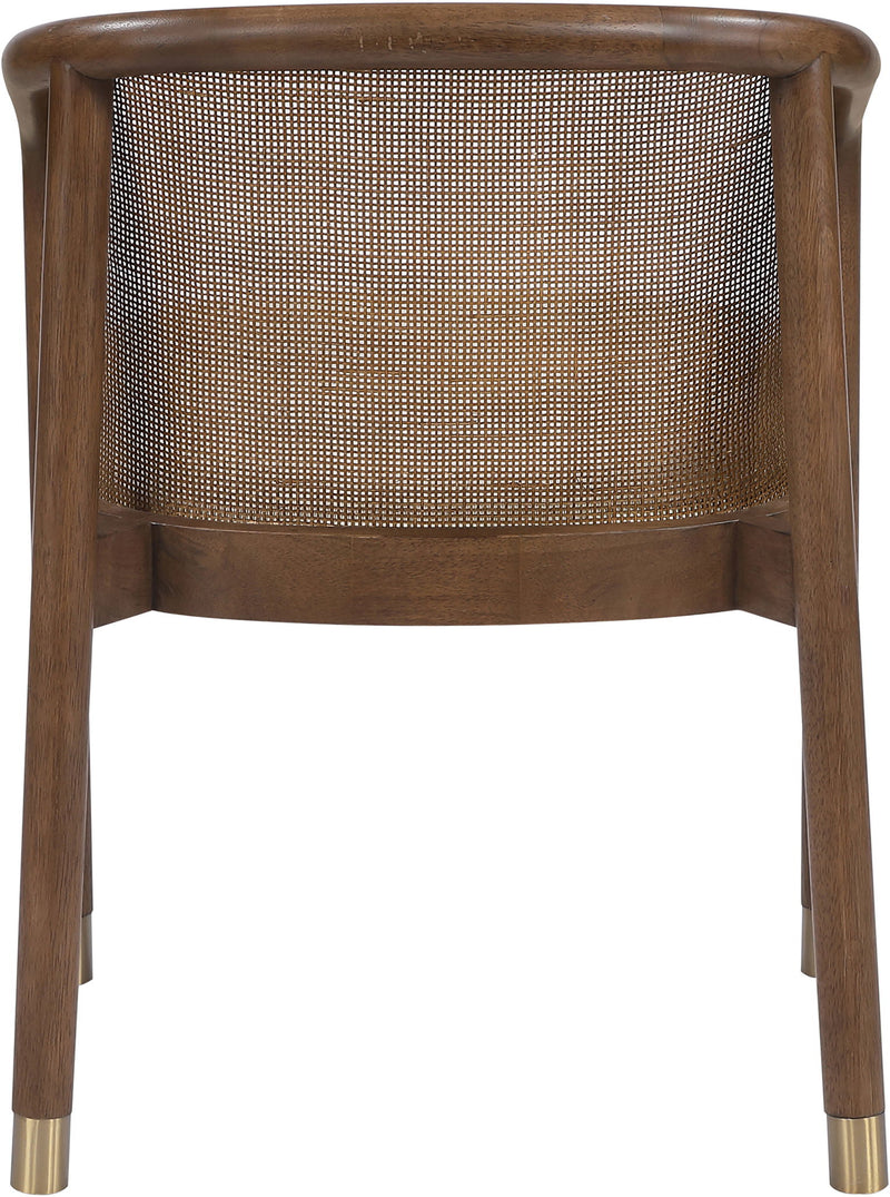 Sylvan - Vegan Leather Dining Chair (Set of 2) - Brown Frame