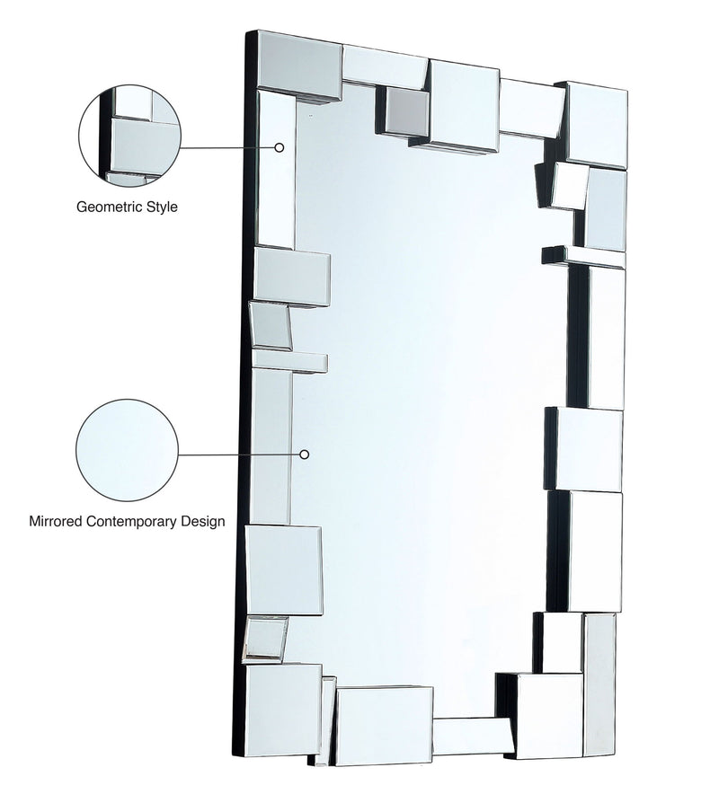 Jade Mirrored Frame Mirror