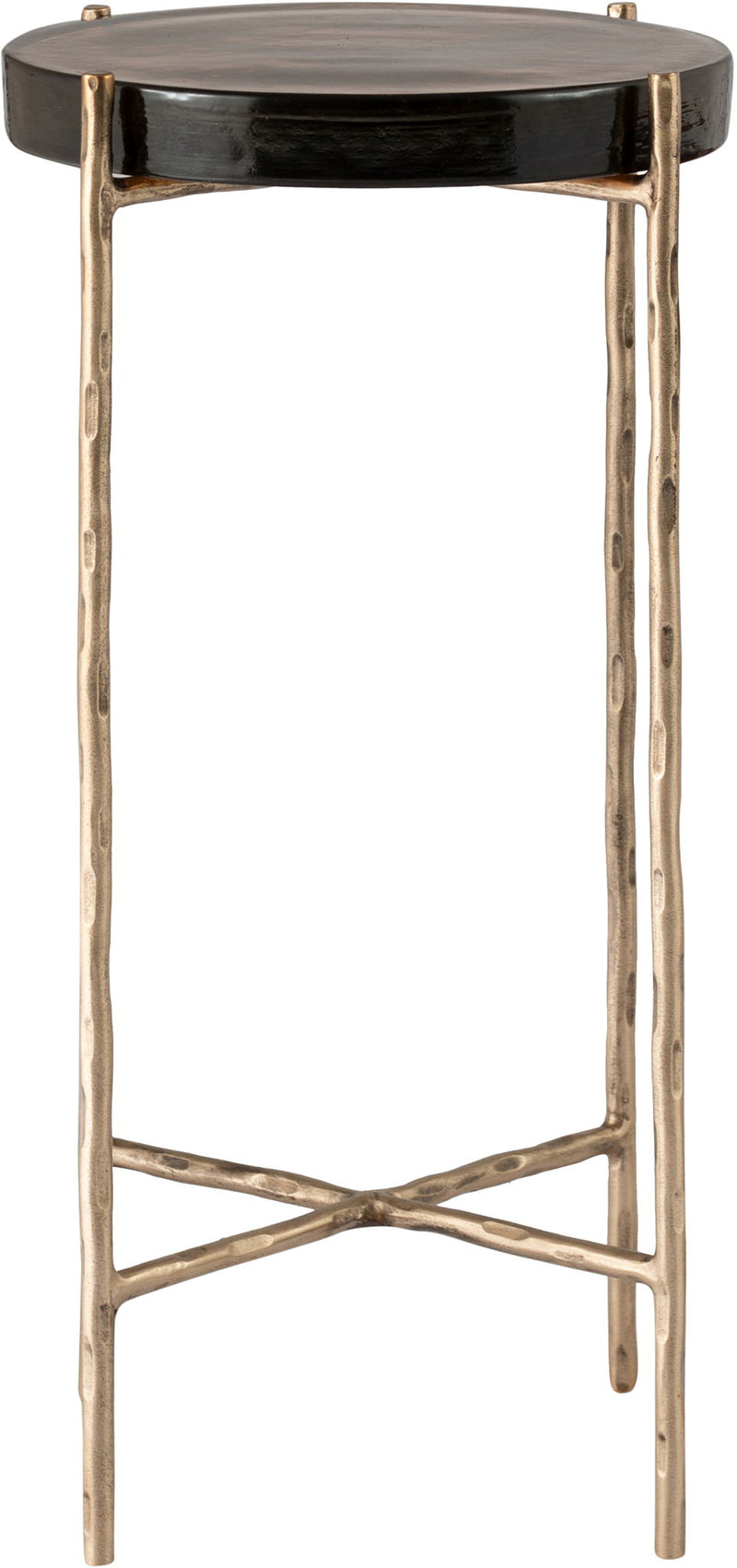 Vetra - Iron Base Bunching End Table - Brass
