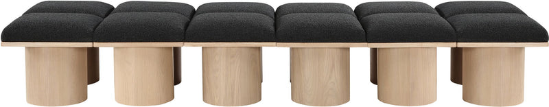 Pavilion - 12 Piece Modular Bench With Natural Base