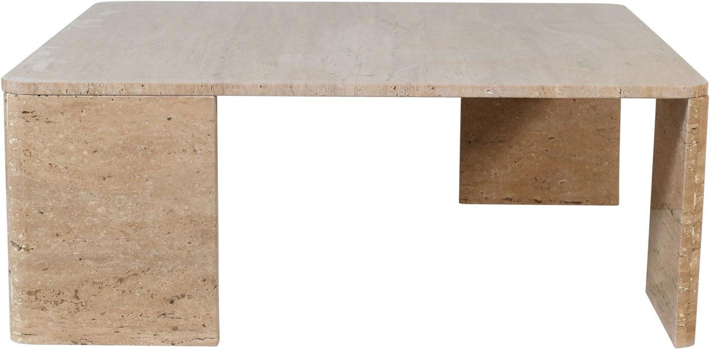 Livorno Natural Travertine Coffee Table