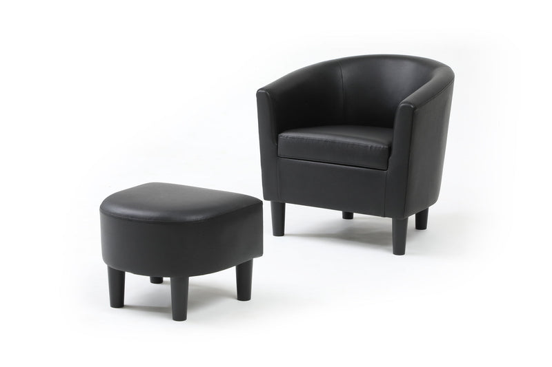 Glory Furniture - Salem - Chair & Ottoman
