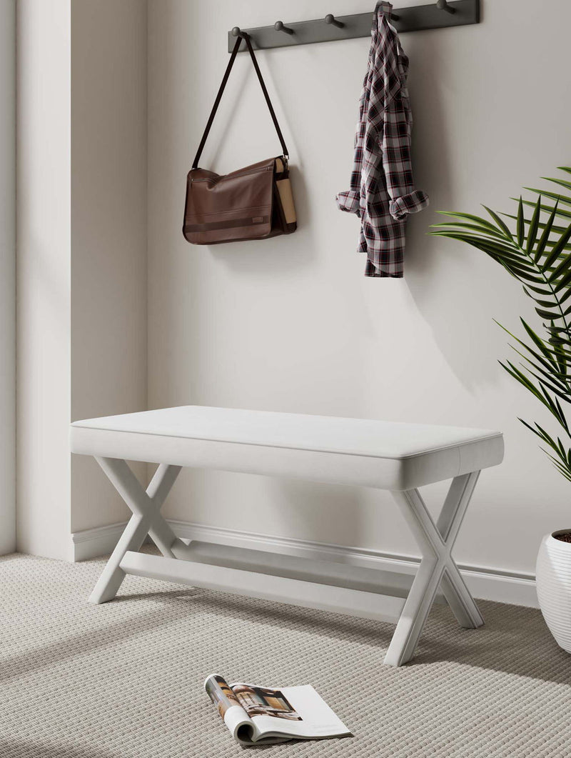 Manhattan Abigail - Velvet Accent Bench