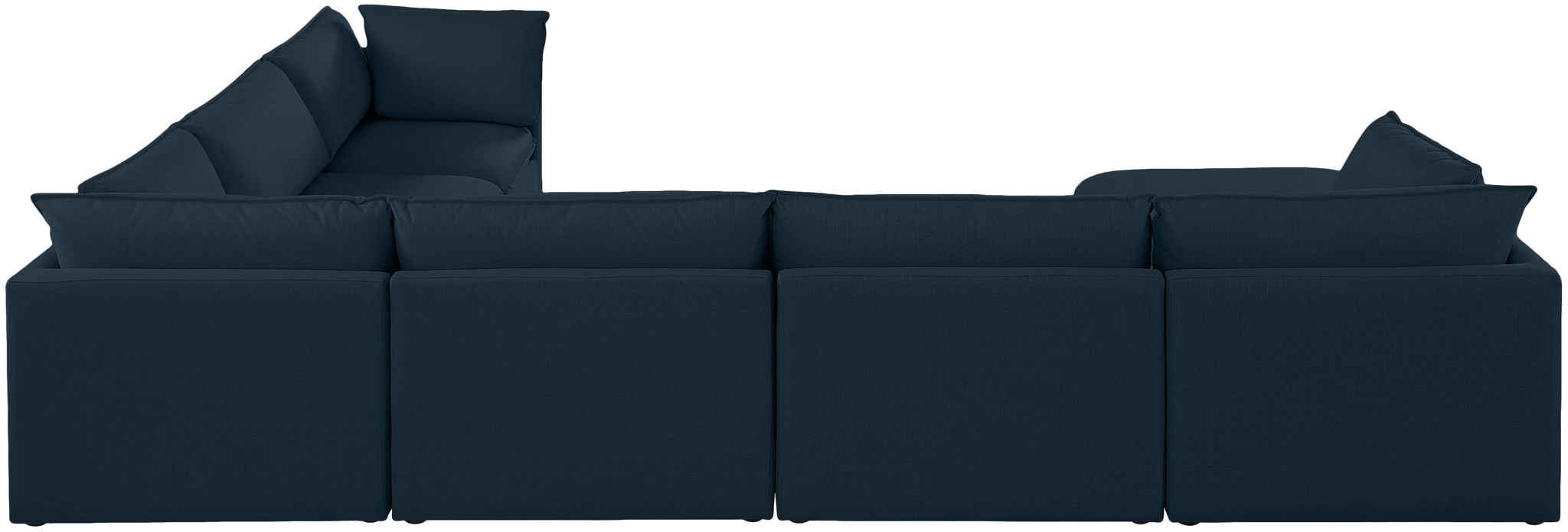 Mackenzie Linen Textured Fabric Upholstered Modular Sectional