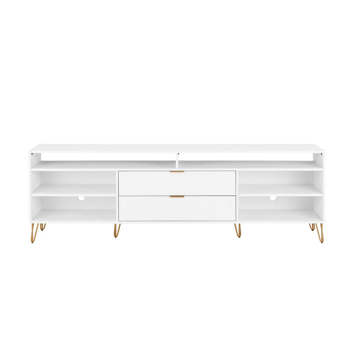 Manhattan Dumbo - Fluted TV Stand