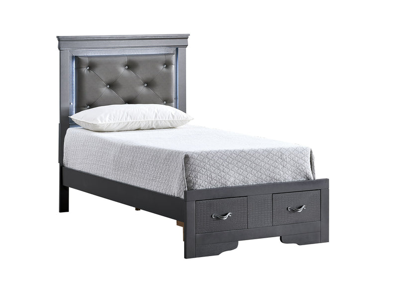 Glory Furniture - Lorana - Storage Bed With LED